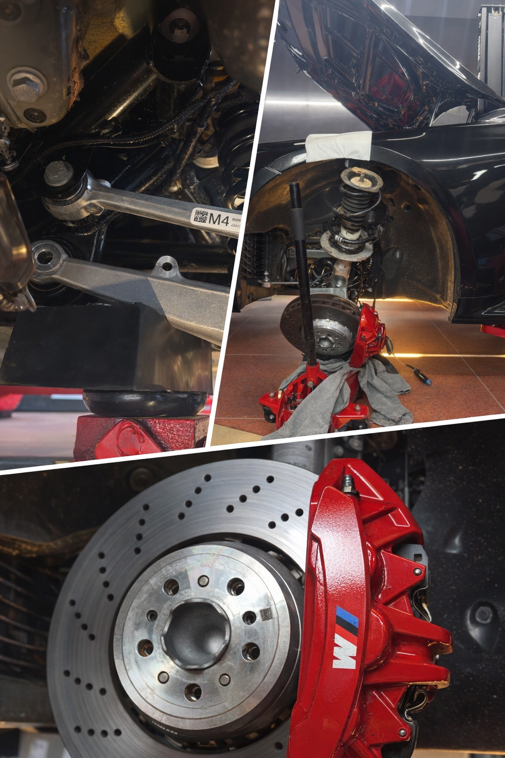 vymena pruzin, podvozku BMW G87 M2